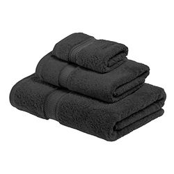 Superior Madison TS Lot de 3 Serviettes Anthracite
