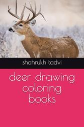 deer drawing coloring books