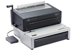 GBC CombBind C800PRO Semi-Professional Electric Comb Reliure Machine avec Hands Free Option (Punch Capacité 20 Feuilles, Bind Capacité 450 Feuilles)