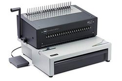 GBC Rilegatrice CombBind C800Pro EU, Capacità di Perforazione Elettrica di 20 Fogli, Rilega fino a 450 Fogli, A4, Bianco, IB271717