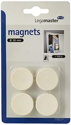 Legamaster 7 – 181001 magneti Confezione da 4 4er Blister bianco