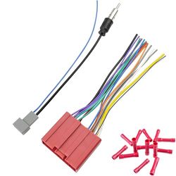 jayubien Jayubien Wiring Harness for Mazda Radio Wire Harness Antenna Adapter Kit, Compatible with Mazda 2/3/4/5/6/CX-5/CX-7/CX-9 Protege Miata MPV Tribute 24Pin Stereo Connector Plug