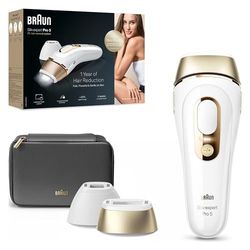 Braun Silk·expert Pro 5 Epilatore Luce Pulsata, Depilatore Corpo Donna, Alternativa All’Epilazione Laser, Laser Peli Donna, Con Custodia, 2 Testine, Luce Pulsata Braun, Idea Regalo, PL5140