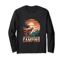 Tenda e campeggio alpino ad alta quota Campeggio alpino Maglia a Manica