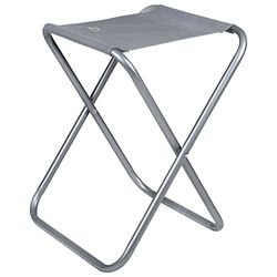 Camp-Gear - Taburete (Aluminio, 40 x 36 x 47 cm), Color Gris