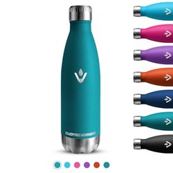 Drinkfles, 750 ml, thermosfles, roestvrij staal, lekvrij, BPA-vrij, gemakkelijk mee te nemen, sportfles, vacuüm-geïsoleerd, voor reizen, kamperen