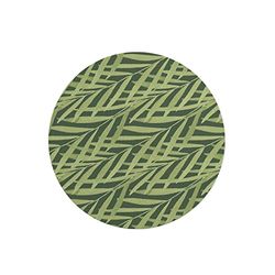 Questo Casa, Tapis de Souris Rond imprimé numérique avec Fond antidérapant pour Bureau et Maison Diamètre 22 cm
