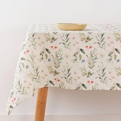 BELUM | Stain Resistant Tablecloth Size 140 x 140 cm - Extra Soft Touch Tablecloth Colour Multicolor - Tablecloth 100% Made in Spain Fabric 100% Organic Cotton - Tablecloth Model 0120-392