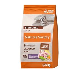 Nature's Variety Original No Grain, Cibo per Gatti Sterilizzati con Tacchino Disossato 1.25 kg