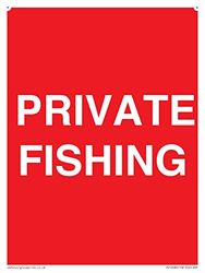 Panneau de pêche privée – 150 x 200 mm – A5P