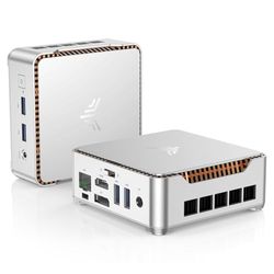 NiPoGi Mini PC 16GB DDR4 1024GB M.2 SSD, Intel Alder Lake-N97 (tot 3,60 GHz) Mini Desktop Computer, Dual-WiFi, 1000Mbps LAN, HDMI 2.0 + DP, 4K Dual Display Micro-PC met VESA voor School/Thuis/Kantoor