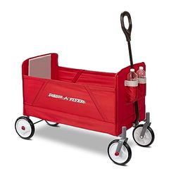 Radio Flyer 3956A EZ wózek składany dla dzieci, ogród i wózek towarowy, wiek 1,5 +