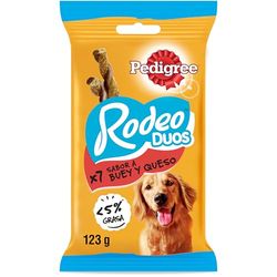 Pedigree Rodeo Duos Queso Y Buey 123gr (10uds)
