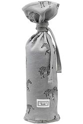 Meyco Hot Water Bottle Cover 13 x 35 cm Zebra Grey