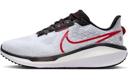 Nike Vomero 17 Hardloopschoenen voor heren, wit/zwart-vuurrood/platinum tint, 44 EU, Wit Zwart Fire Red Platinum Tint, 44 EU