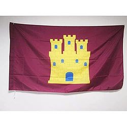 BANDIERA CASTIGLIA INDIPENDENTISTA 150x90cm - BANDIERA CASTILLA NAZIONALISTA 90 x 150 cm foro per asta - AZ FLAG