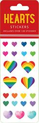 Hearts Sticker Set (6 Different Sheets of Stickers!), 2 1/2 x 7 1/8
