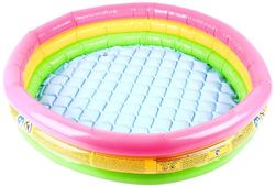 Intex Farbenfroher Kinderpool uppblåsbar ovan jord pool (Ø x H) x