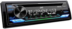 Radio para Coche con Bluetooth y Reproductor de CD - Autoradio con USB, Compatible con Spotify, AUX, 4 x 50W de Salida, Manos Libres y Colores Personalizables | Sintonizador Dab+ FM/Am JVC KD-T922BT