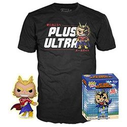 Funko - Pop & Tee MY Hero Academia All Might T-shirt maat L UT-5666 accessoires voor poppen en figuren, meerkleurig (MERFUNKO2156664L)