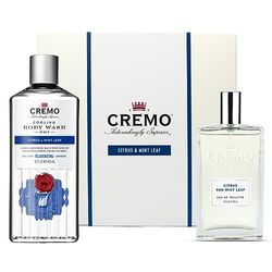 CREMO - Citrus & Mint Gift Set for Men - Eau de toilette 100ml and Body Wash 473ml - Fresh fragrance
