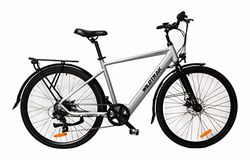 WILDTRAK Cotswold, E-Bike Unisex Adulto, Grigio/Argento, 700c