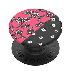 PopSockets PopGrip - Expanding Stand and Grip with a Swappable Top for Smartphones and Tablets - Ditsy Split, Water proof