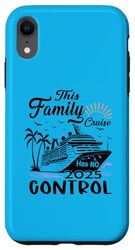 Coque pour iPhone XR Croisière familiale 2025 Croisière assortie à la famille