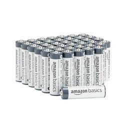 Amazon Basics - Pacote de 40 pilhas industriais alcalinas AA, 1,5 volts, vida útil de 5 anos