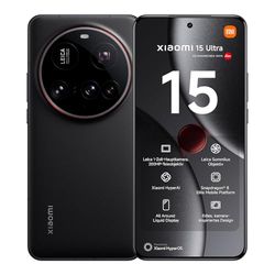 Xiaomi 15 Ultra Smartphone, 16+512GB, zwart, 100mm Leica 200MP super telefoto, 5410mAh batterij, 90W HyperCharge, Xiaomi HyperAI (oplader niet inclusief)