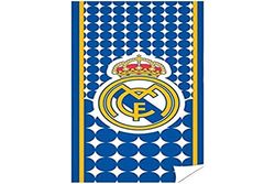 Real Madrid RM171155 – Asciugamani blu, 70 x 140 cm