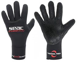 Seac sub - Dryseal Gloves 300 3,5 mm, colore: nero, taglia 2XL