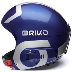 Briko VULCANOFIS6.8JR, Casco Unisex Bambino, ShinyMetallicBlue, SM