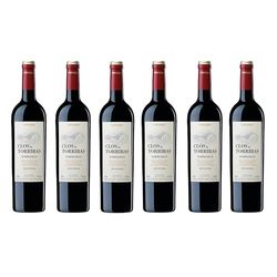 Clos De Torribas Vino Tinto Reserva Variedad Tempranillo Crianza durante 1 Año, Caja de 6 botellas x 750 ml