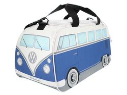BRISA VW Collection Volkswagen T1 Bus Transporter Sporttasg klein - Blauw/Beige