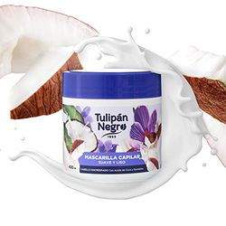 Tulipano Nero Maschera Morbida Liscia con Olio di Cocco e Cheratina 400 ml