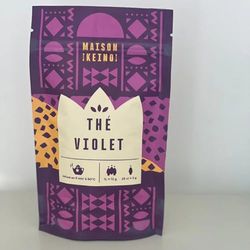 Maison Keino - Thé Violet - Thé en vrac-Thé naturel - Thé Prémium- Doypack 80 g