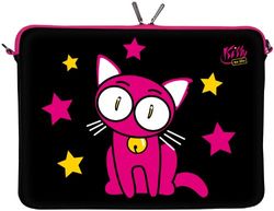 Kitty To Go Designer - Funda de Neopreno para portátiles LS142 17.3 Zoll