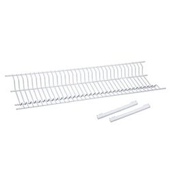 Sauvic 92190 Escorredor de pratos armário plastificado 65 cm, branco, 65 x 22 x 5 cm