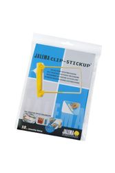 Jalema 5715600 Clip Stickup zelfklevend, 10-pack, geel