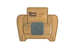 MastaPlasta Self-Adhesive Premium Leather Repair Patch - Grey Pirate 5cm x 5cm (2in x 2in). Your Instant Stick-On Repair and Decoration for Sofas, Car Seats, Handbags, Jackets & DIY