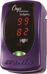 Nonin 9590-PU Onyx Vantage 9590 Finger Oximeter, 359mm x 330mm x 323mm, Purple