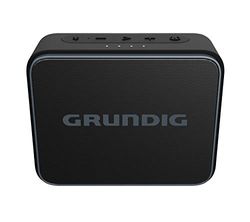 GRUNDIG Jam+ Black Bluetooth luidspreker, soundbox, 3,5 W RMS, Bluetooth 5.3, tot 30 meter bereik, tot 30 uur. Batterijduur, powerbank-functie, handsfree, waterdicht, zwart