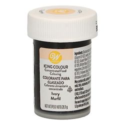 Wilton Colorante Alimenticio para Glaseado en Pasta, 28.3g, Color Ivory, 04-0-0040