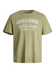 JACK&JONES JUNIOR Jjejeans Tee Ss O-hals 23/24 Snjnr, oil green, 140 cm