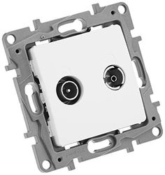 NL-BASE TV/R-SAT INT 14DB wit