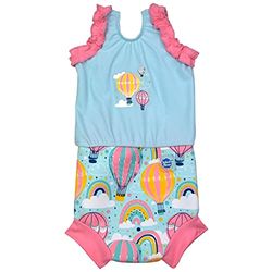 Splash About Happy Nappy Costume da bagno con pannolino da bagno, Up & Away 2-3 Anni