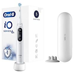 Oral-B iO 6S White Szczoteczka elektryczna, 1 końcówka do szczoteczek elektrycznych, 1 etui podróżne