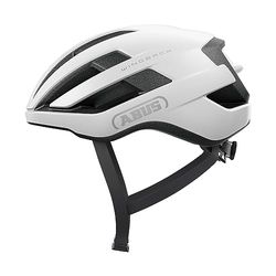 ABUS WINGBACK, Unisex - Fietshelm voor volwassenen, Weiß (poolwit), S (51-55 cm)