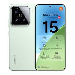 Xiaomi 15 (Smartphone), 12+512GB, Verde, Lenti Leica Summilux, Fotocamera principale Leica da 50MP, Batteria da 5.240mAh, Ricarica HyperCharge da 90W, Xiaomi HyperAI (Caricabatterie non incluso)